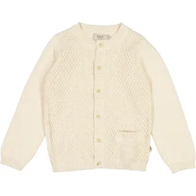 Knit Cardigan Ray - cloud melange