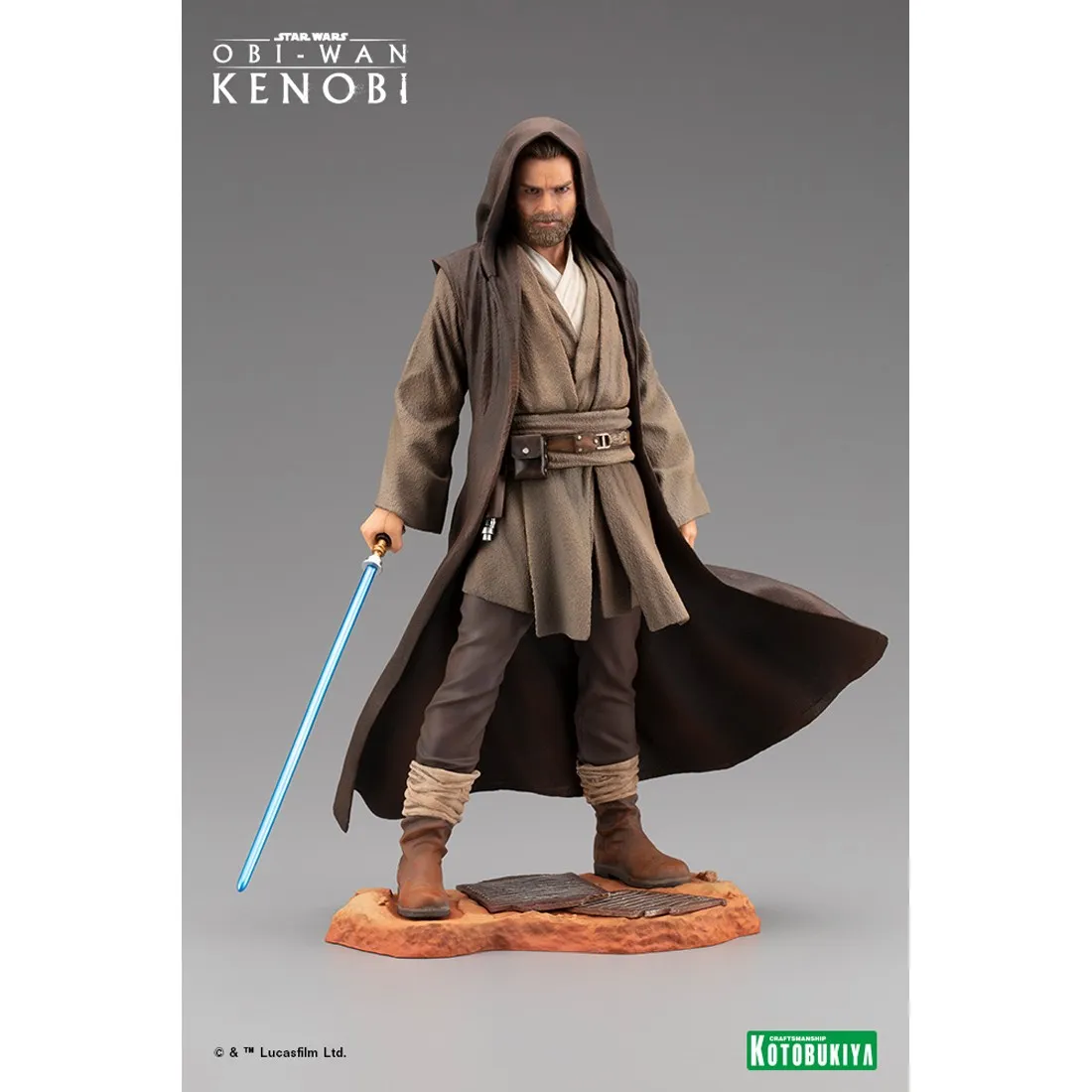 Kotobukiya ARTFX Star Wars Revenge of the Sith Obi-Wan Kenobi Statue (brown)