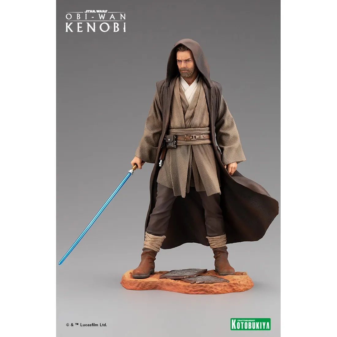 Kotobukiya ARTFX Star Wars Revenge of the Sith Obi-Wan Kenobi Statue (brown)