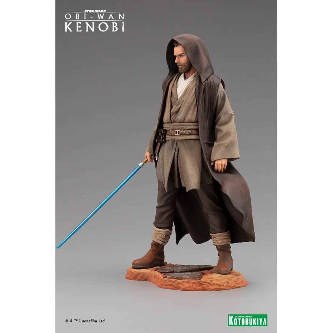 Kotobukiya ARTFX Star Wars Revenge of the Sith Obi-Wan Kenobi Statue (brown)