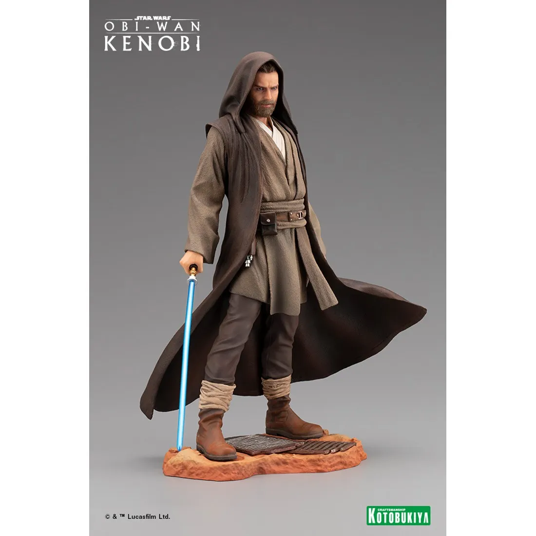 Kotobukiya ARTFX Star Wars Revenge of the Sith Obi-Wan Kenobi Statue (brown)