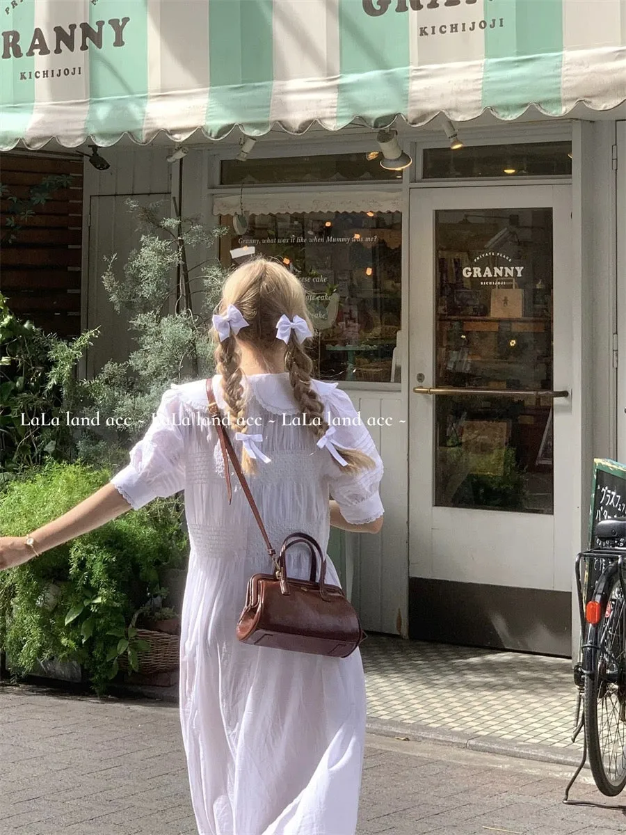 Lala land acc/raw chocolate heart homemade French portable shoulder crossbody bag niche retro mini