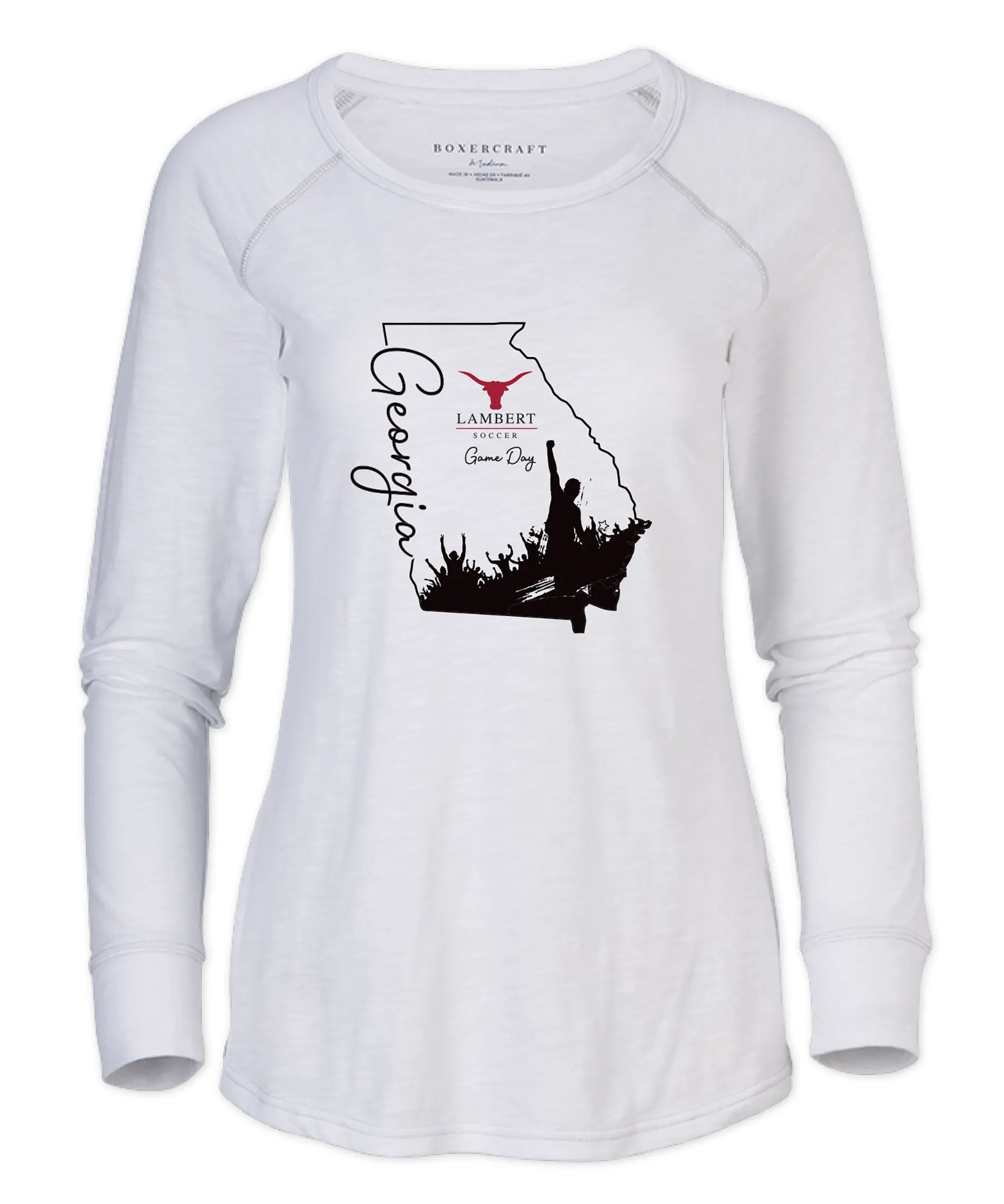 Lambert Soccer Women's Solid Preppy Patch Tee