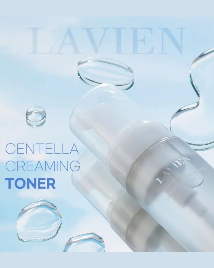 LAVIEN Centella Creaming Toner Refill 400ml Anti Aging Wrinkles Skincare Moisture Brightening