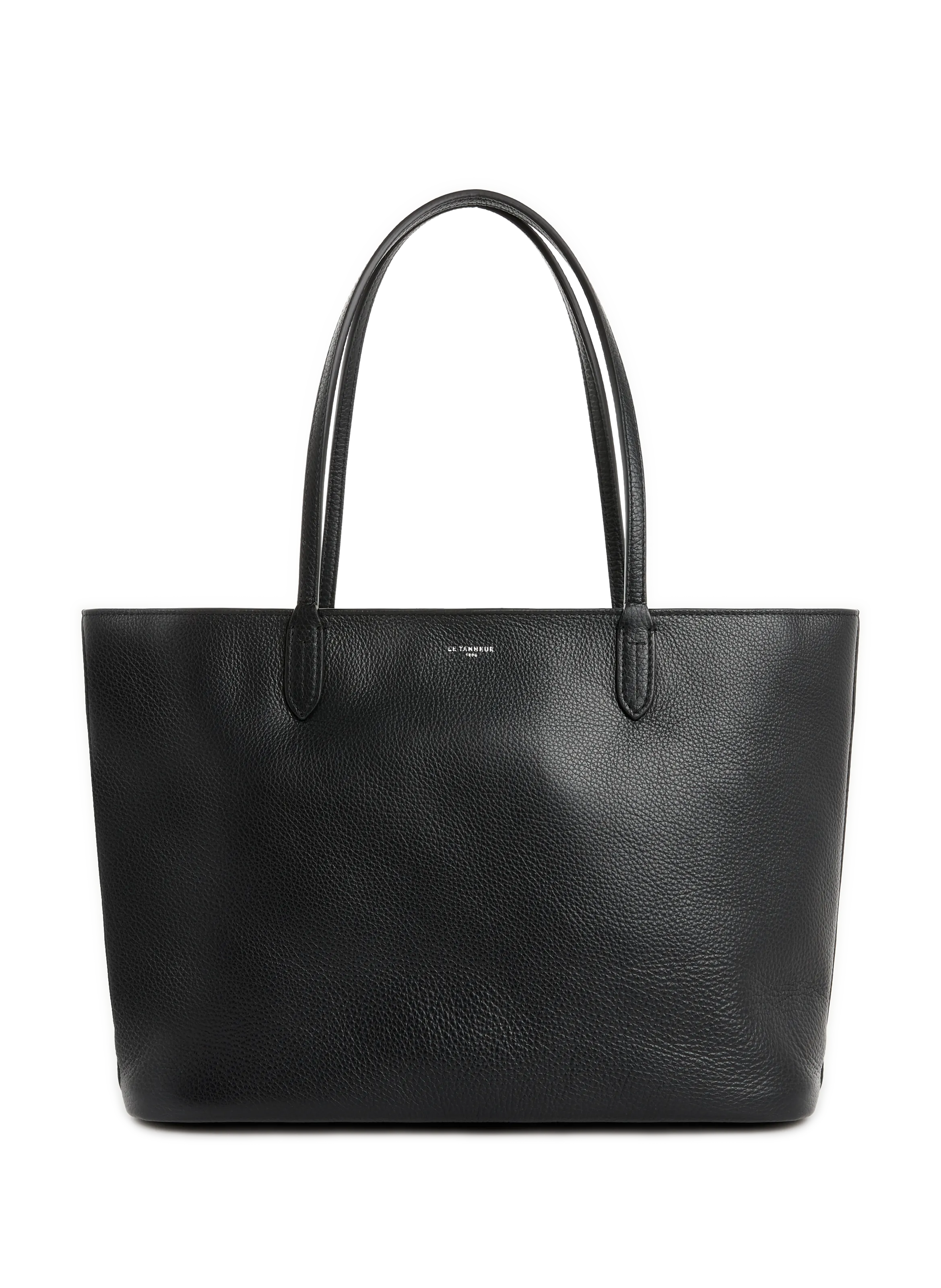 LE TANNEUR  Louise large leather tote bag - Black