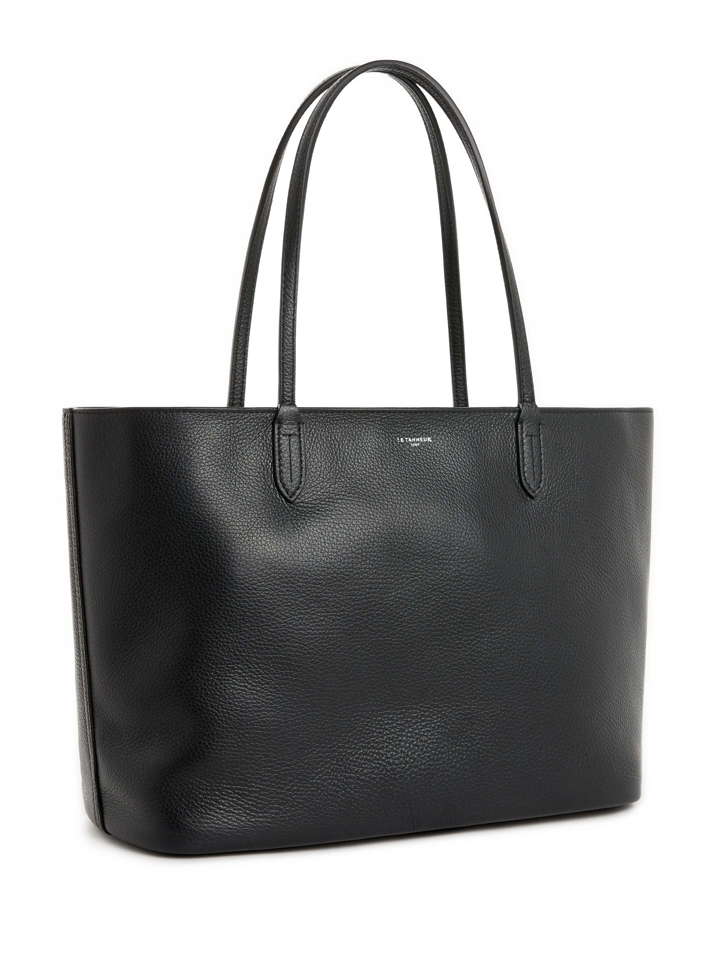 LE TANNEUR  Louise large leather tote bag - Black