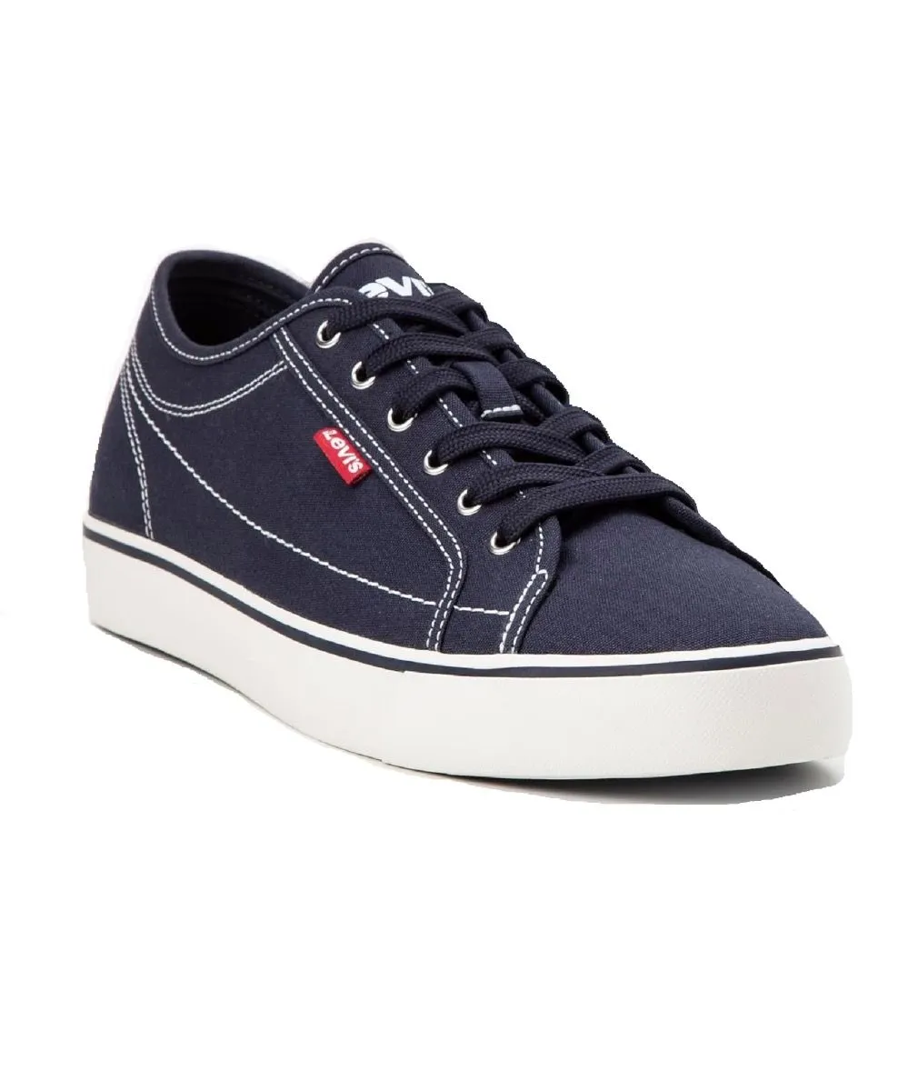 Levi's® Hernan Canvas Trainers Navy Blue