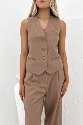 Liarna Vest Mocha