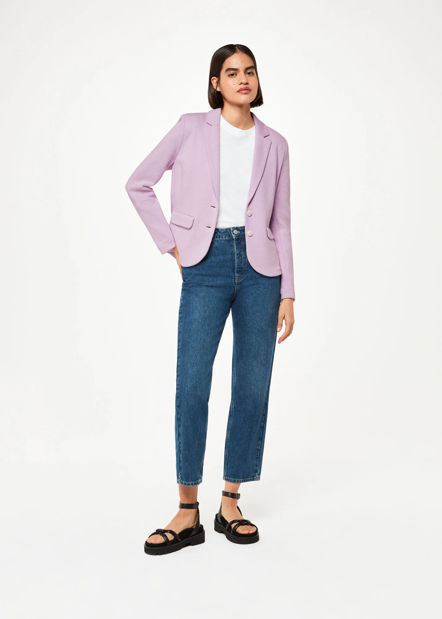 Lilac Jersey Jacket