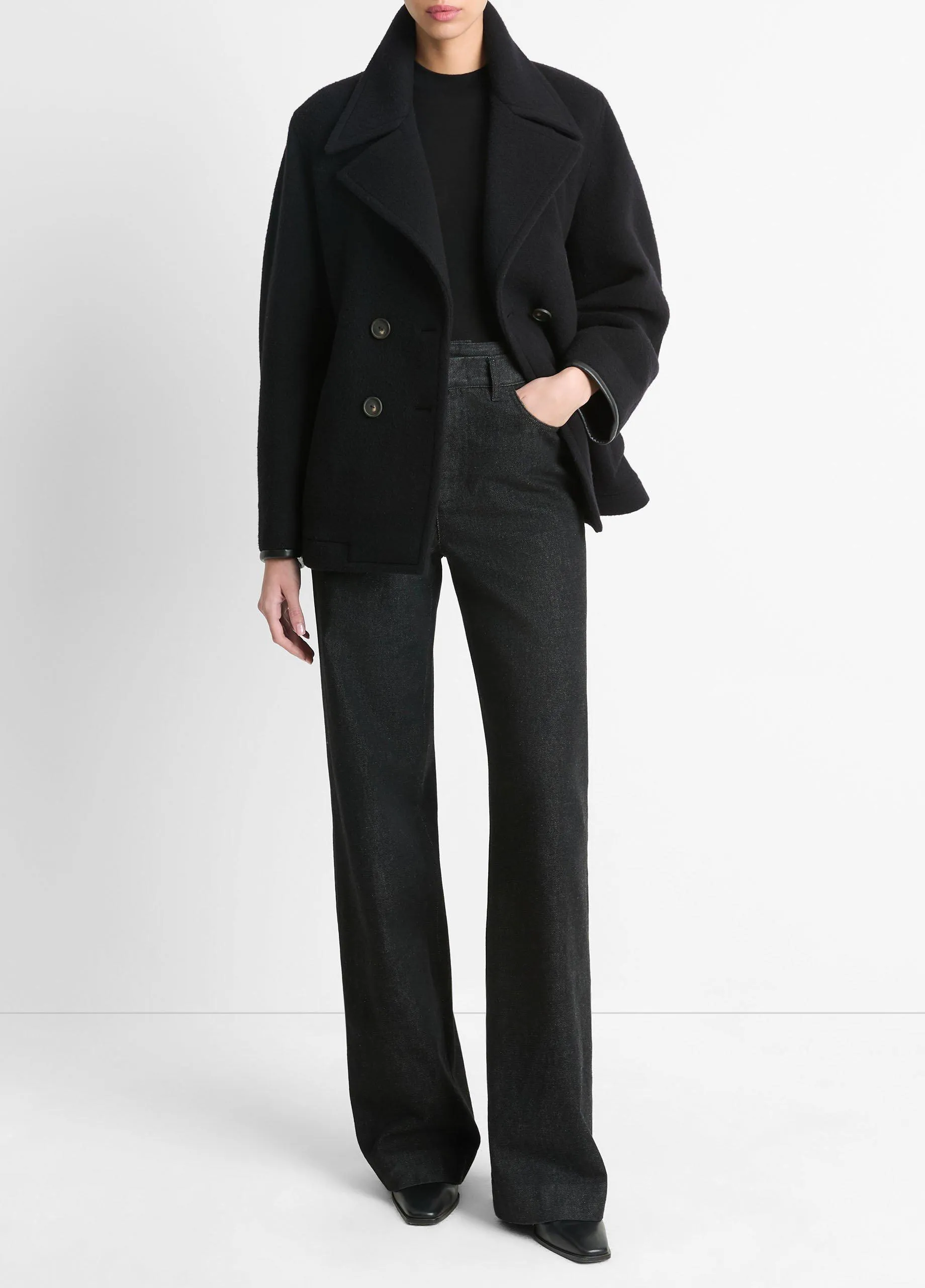 Lofty Italian Wool-Blend Belted Jacket