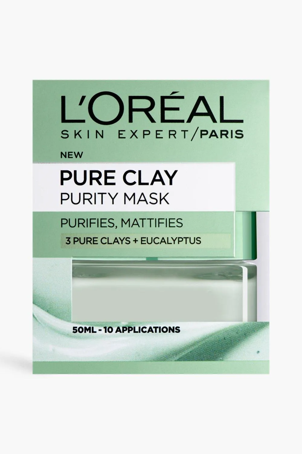 L'Oréal Paris Pure Clay Purity Mattifying Eucalyptus Face Mask 50ml