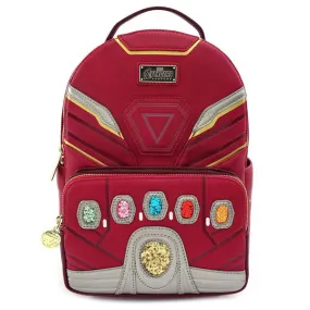 Loungefly x Marvel Avengers Iron Man Power Gauntlet Mini Backpack