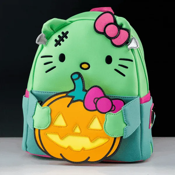 Loungefly x Sanrio Hello Kitty Zombie Pumpkin Cosplay Mini Backpack