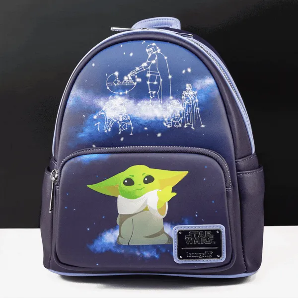 Loungefly x Star Wars The Mandalorian Grogu Constellations Mini Backpack