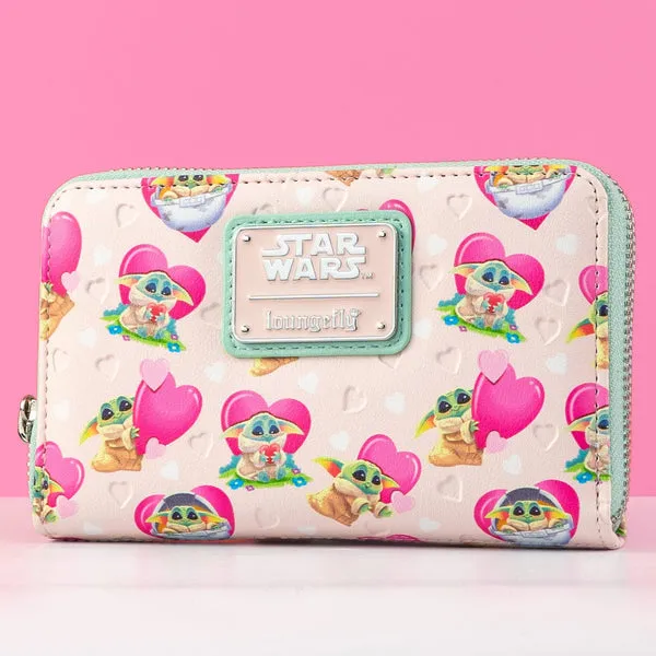 Loungefly x Star Wars The Mandalorian Grogu Valentines Purse