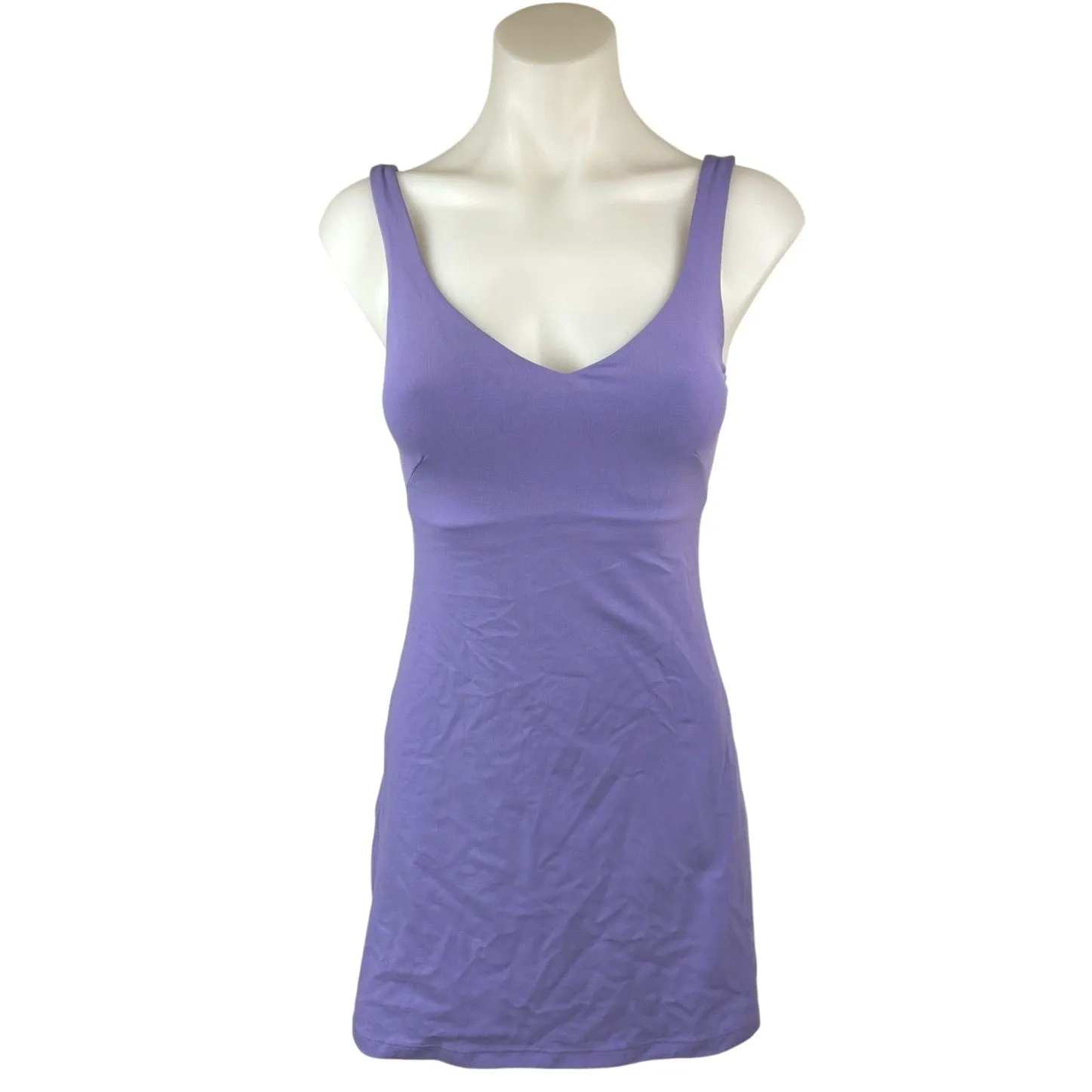 Lululemon Purple Align Built In Short Tennis Golf Athletic Mini Tank Dress Sz 2