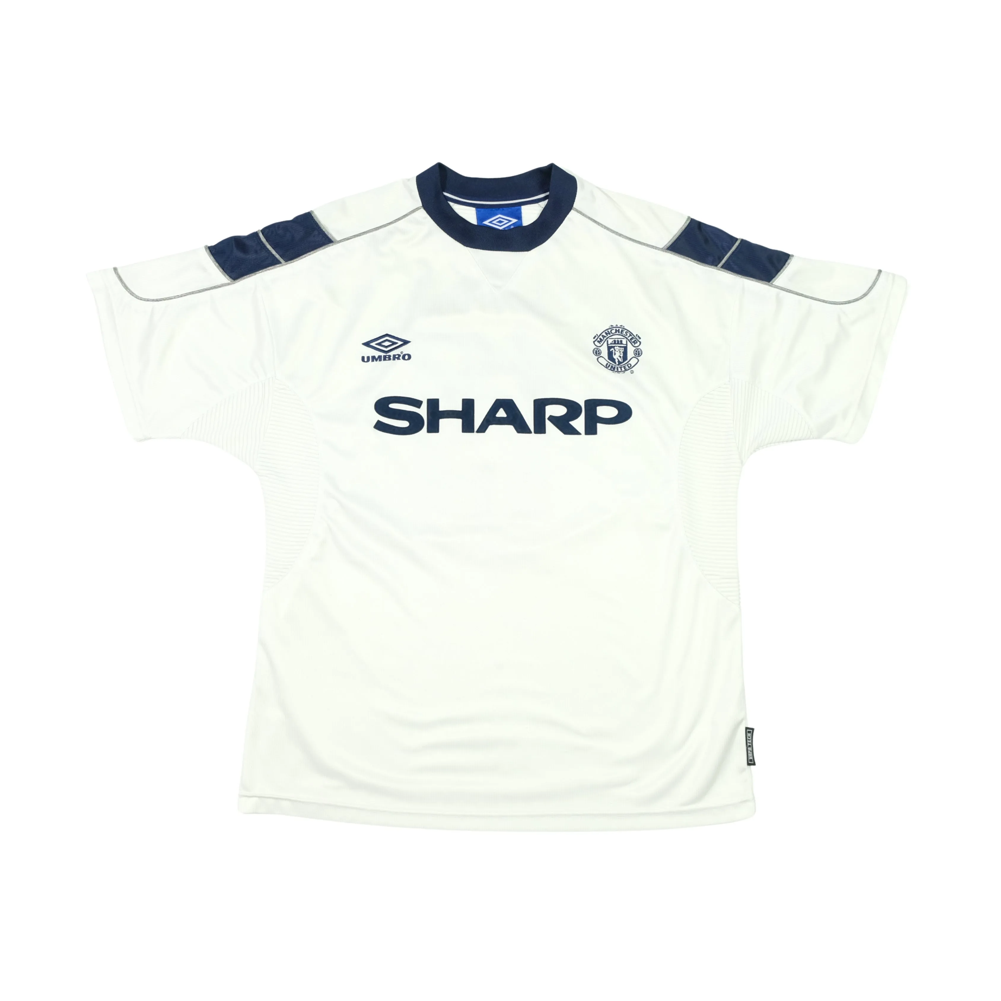 Manchester United Yorke 1999/2000 Umbro Third Football Shirt Medium