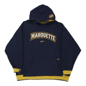 Marquette Nike Hoodie - XL Navy Cotton Blend