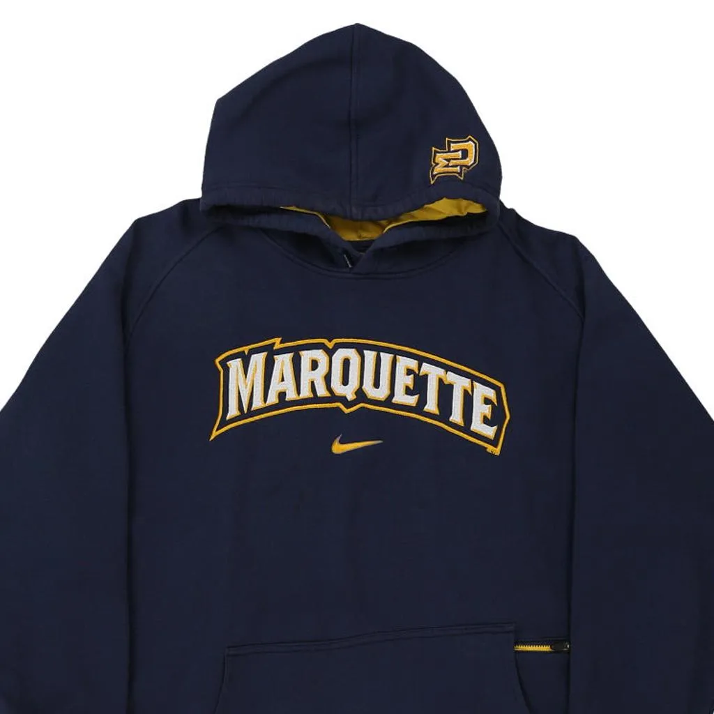 Marquette Nike Hoodie - XL Navy Cotton Blend