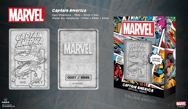 Marvel Captain America Limited Edition Ingot