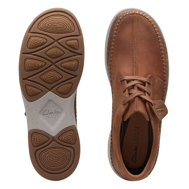 Men’s Clarks Nature 5 Tie – Beeswax Leather