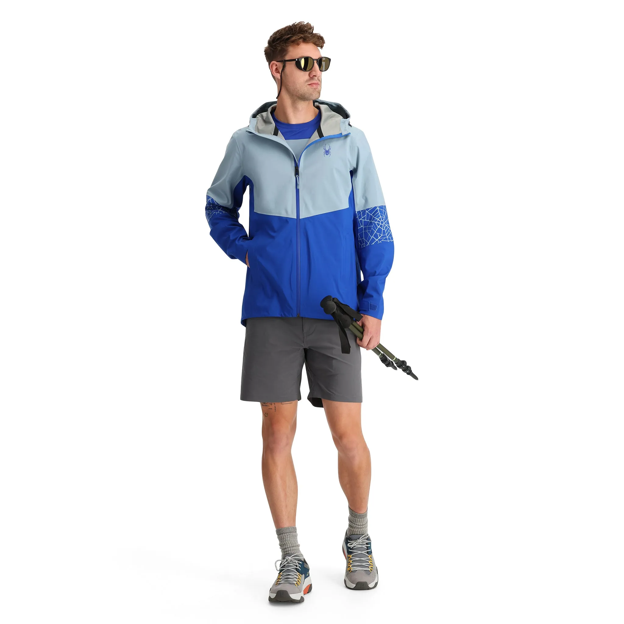 Mens Prosoma 3L Shell Jacket - Blue Fog