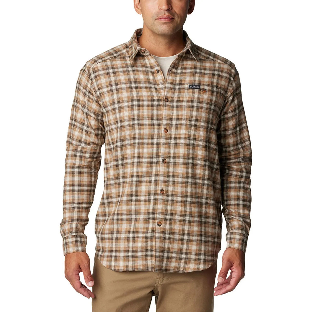 Men's Columbia Cornell Woods Flannel Long Sleeve Shirt