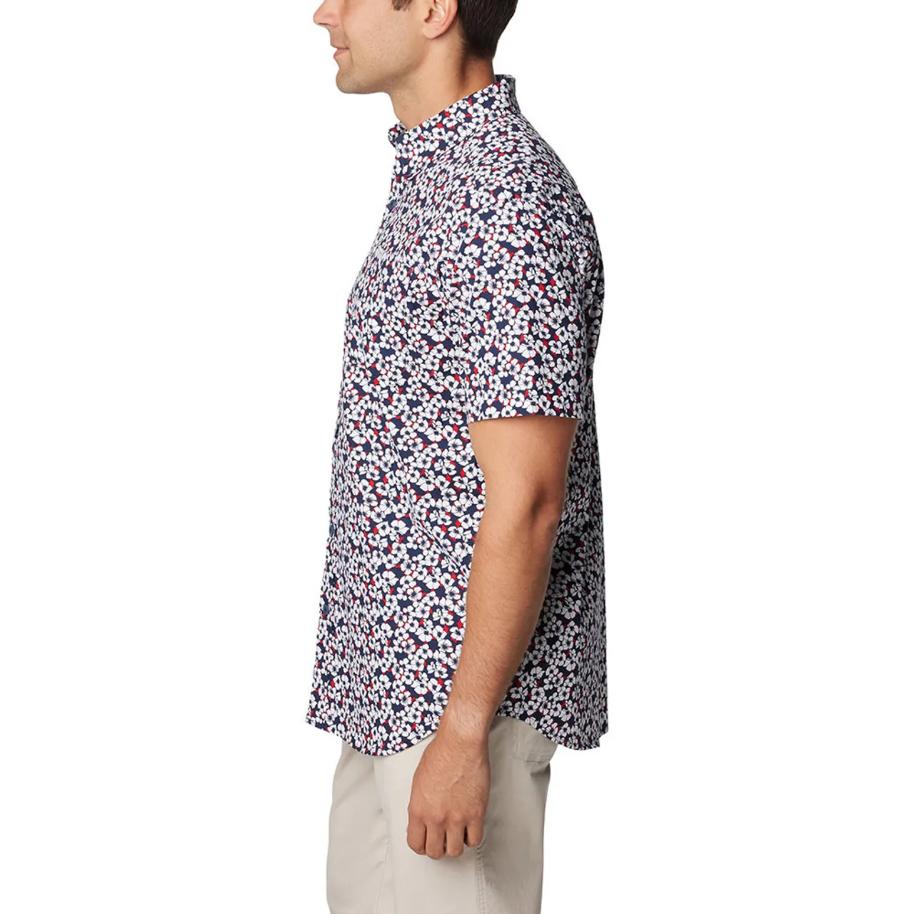 Men's Columbia Short Sleeve Rapid Rivers Print Shirt