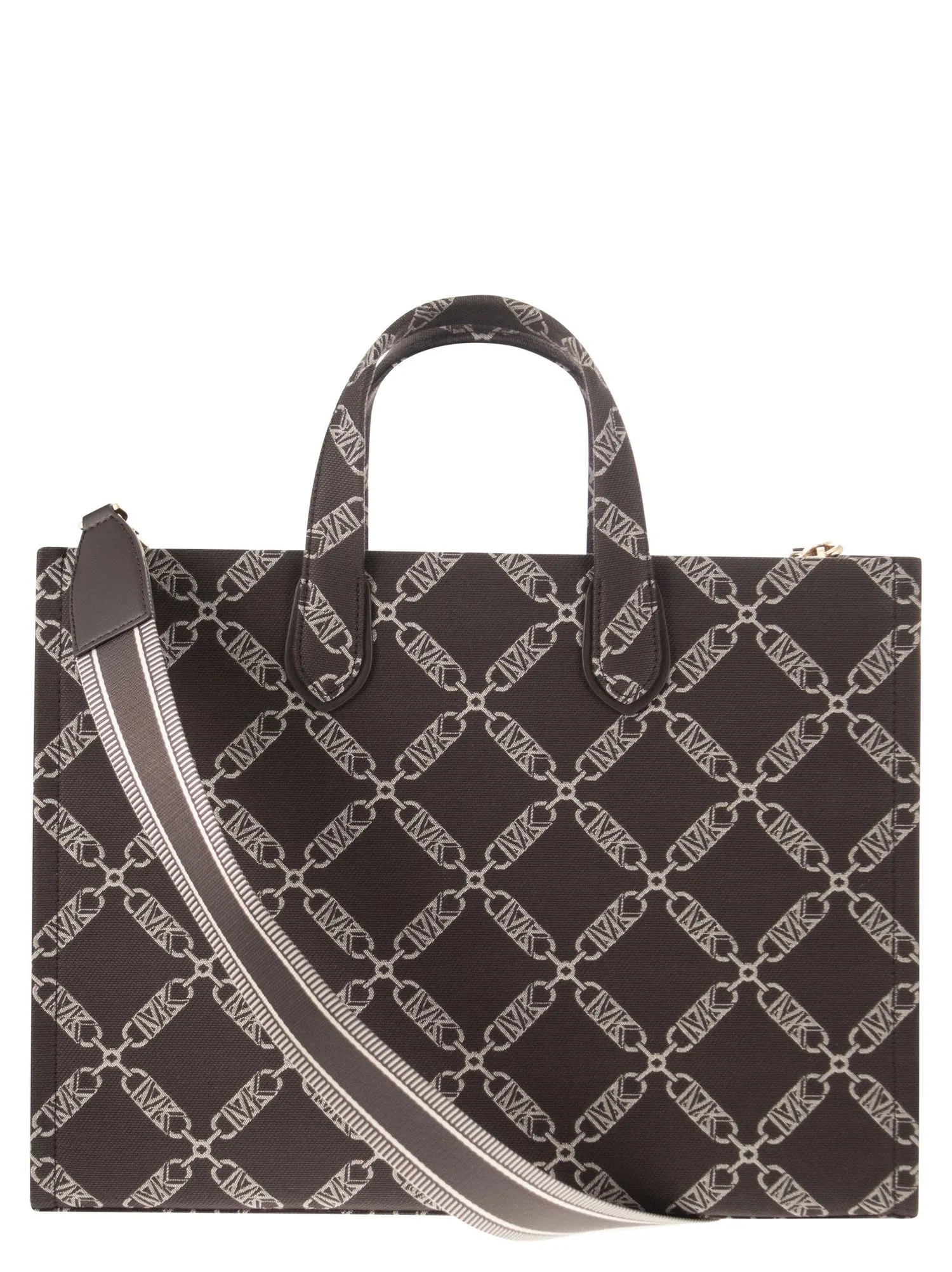 Michael Kors    Michael Kors Gigi Empire Jacquard Logo Tote Bag