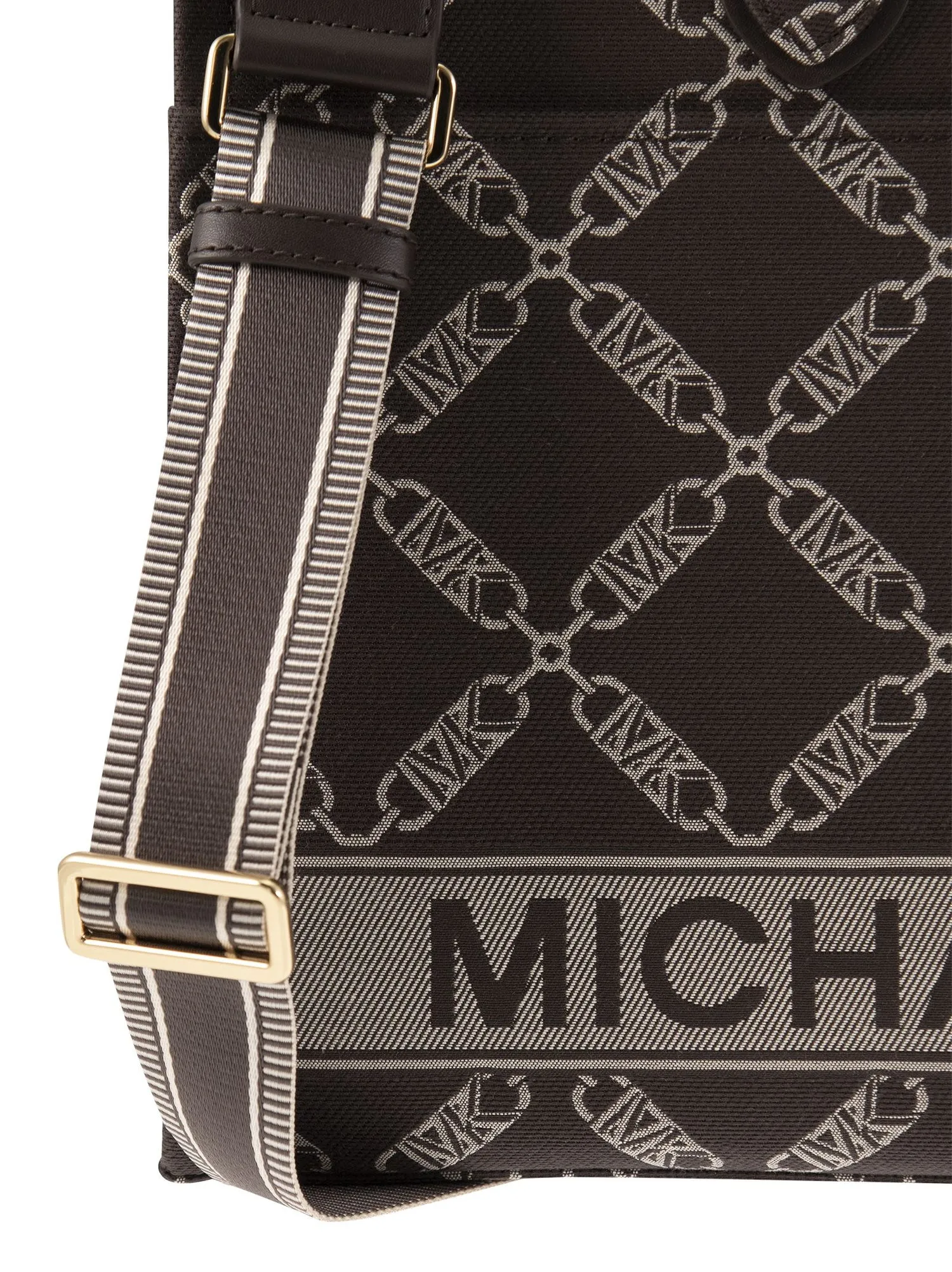 Michael Kors    Michael Kors Gigi Empire Jacquard Logo Tote Bag