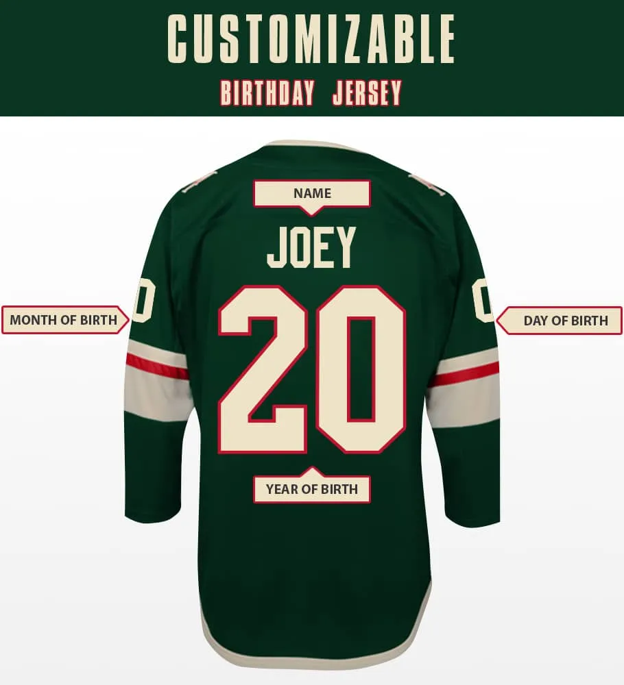 Minnesota Wild NHL Premier Youth Replica Home NHL Hockey Jersey     