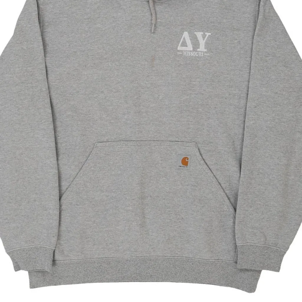 Missouri Carhartt Hoodie - Large Grey Cotton Blend