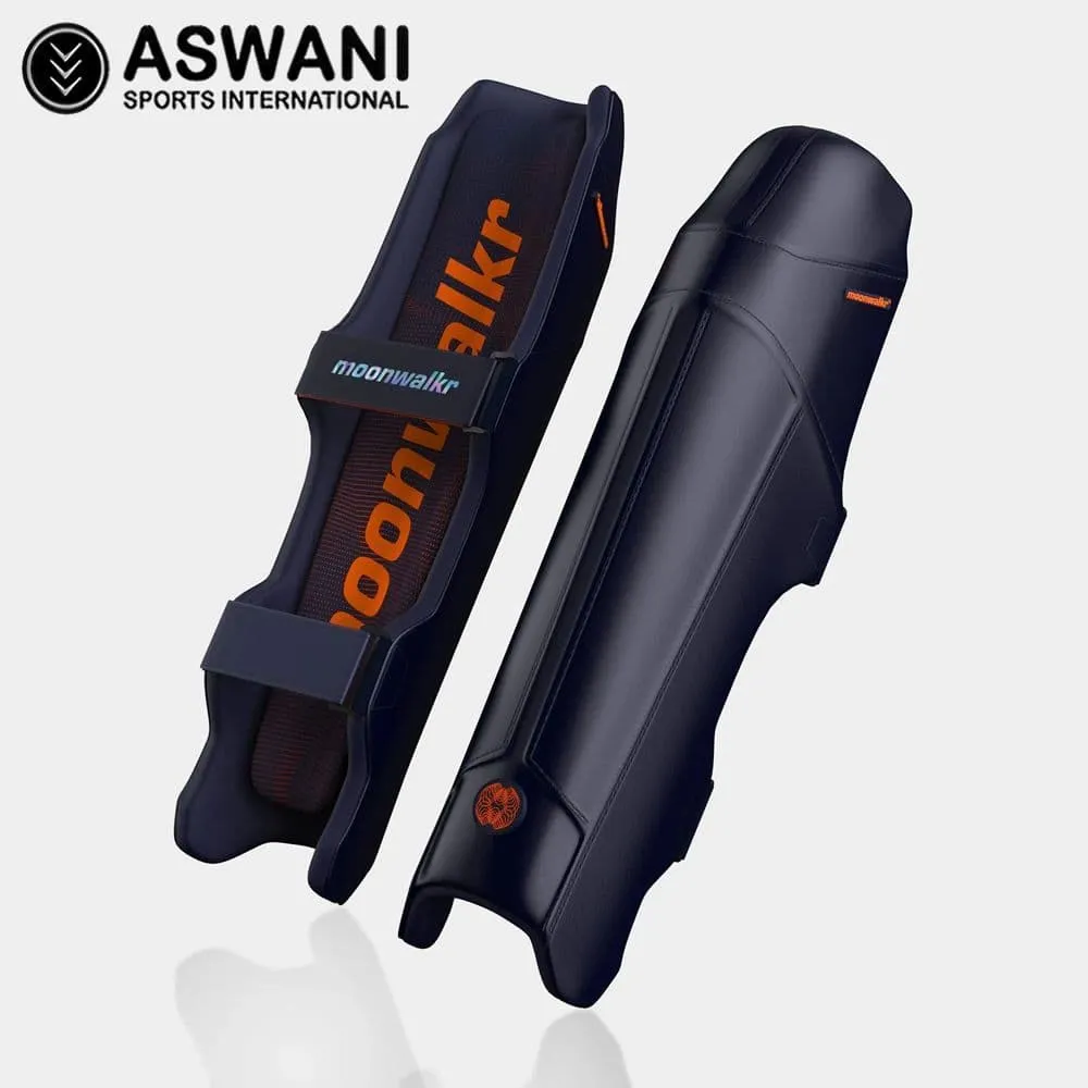 Moonwalkr 2.0 Cricket Batting Pads, Navy Junior