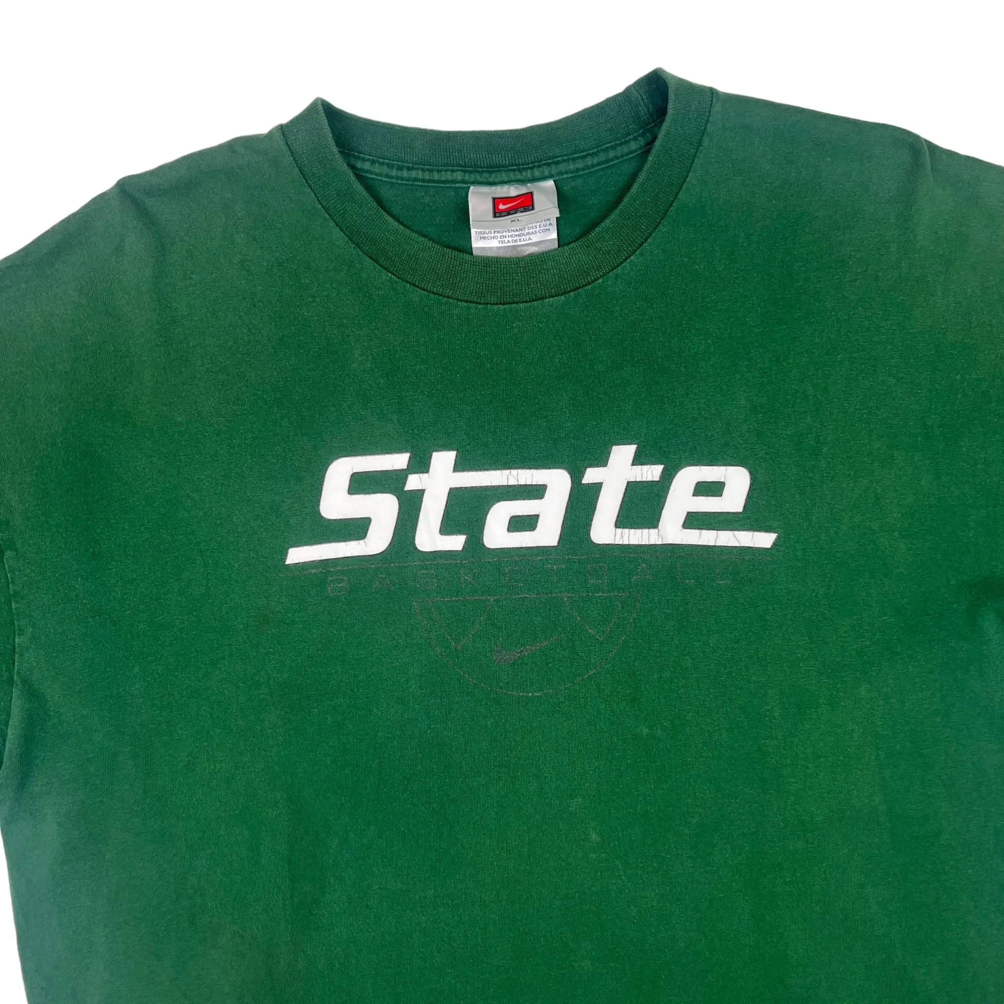 Nike 90's Michigan State Basketball T-shirt Green