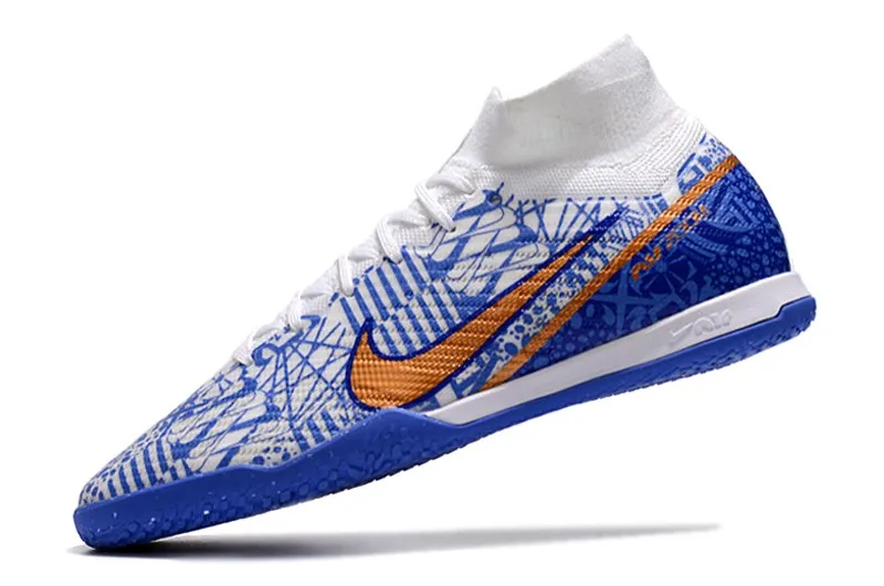Nike Air Zoom Mercurial Superfly 9 Elite Indoor CR7 2022 Signature - White/Metallic Copper/Concord