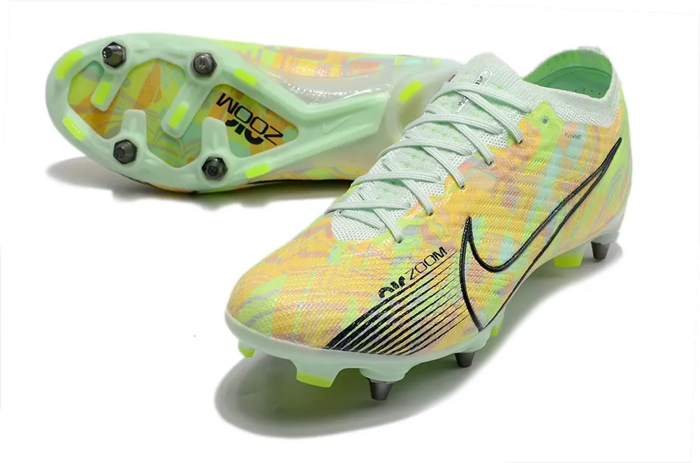 Nike Air Zoom Mercurial Vapor 15 Elite SG-Pro Bonded Pack - Barely Green/Blackened Blue/Total Orange