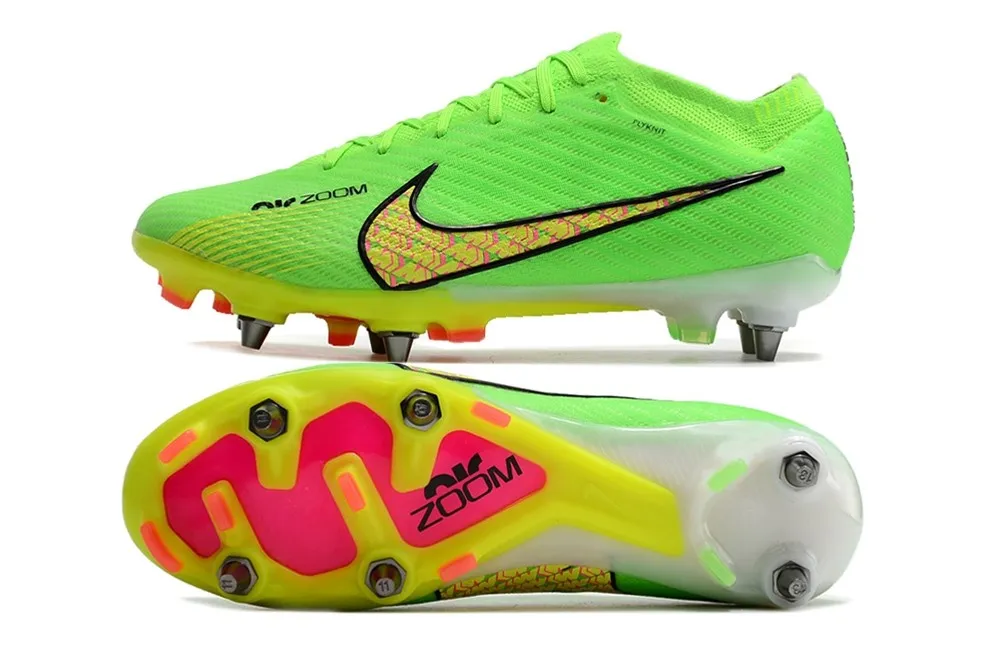 Nike Air Zoom Mercurial Vapor 15 Elite SG-Pro - Green/Black/Laser Pink