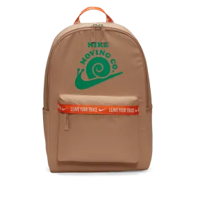 Nike Heritage Backpack 'Hemp/Safety Orange'