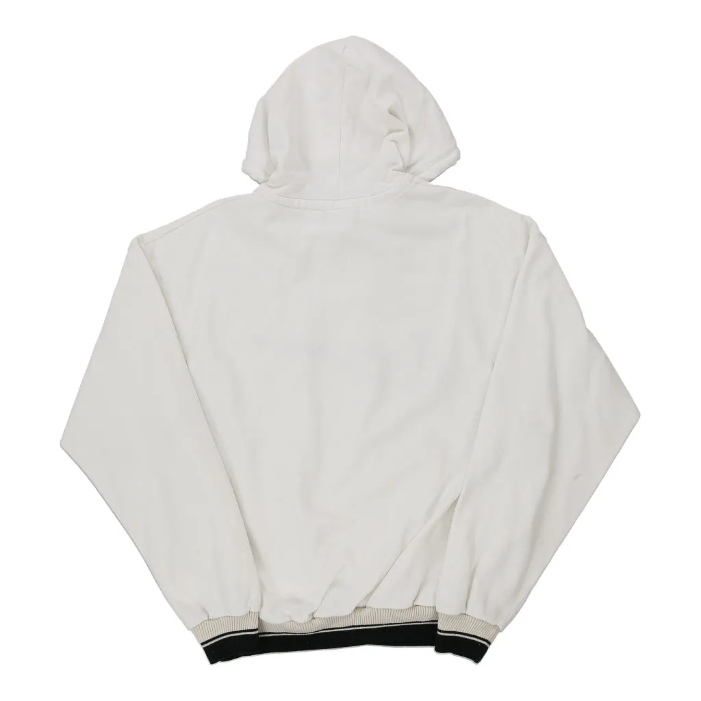 Nike Hoodie - Large White Cotton Blend