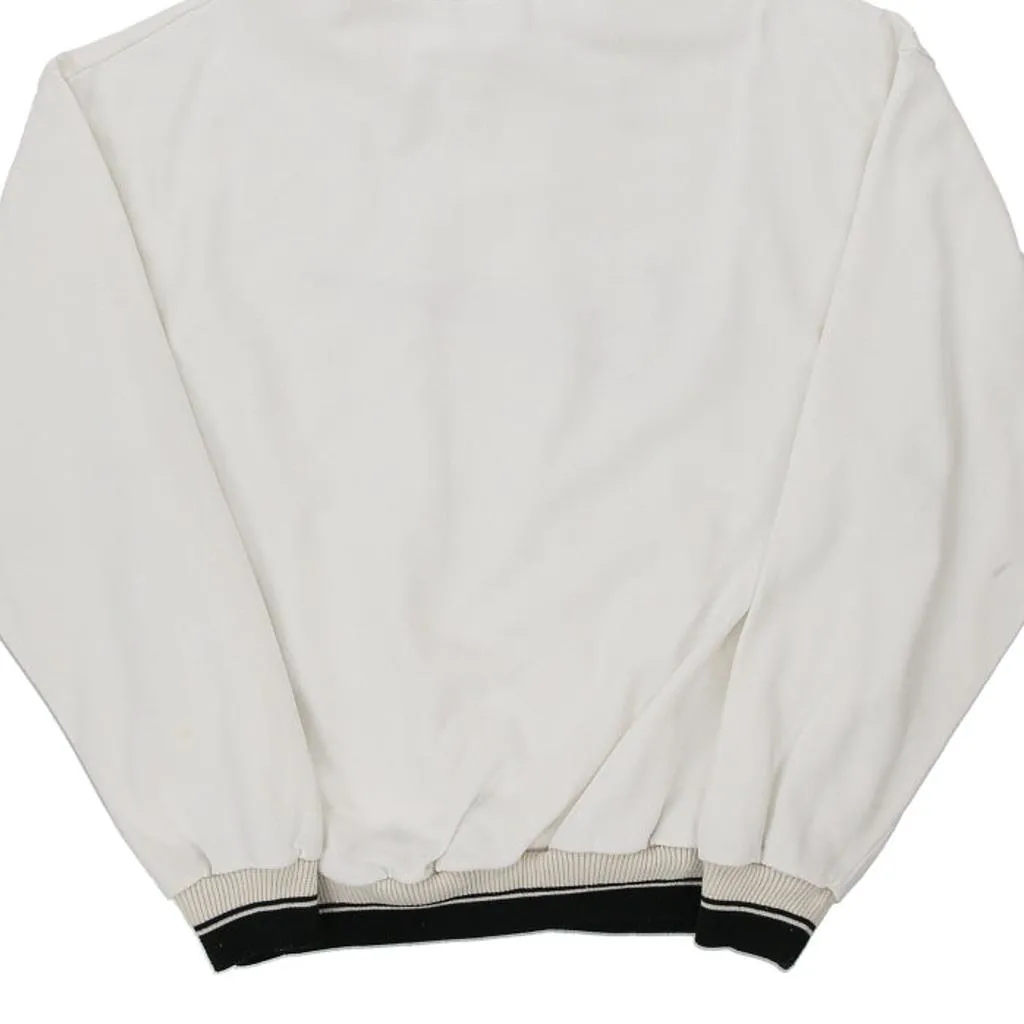 Nike Hoodie - Large White Cotton Blend