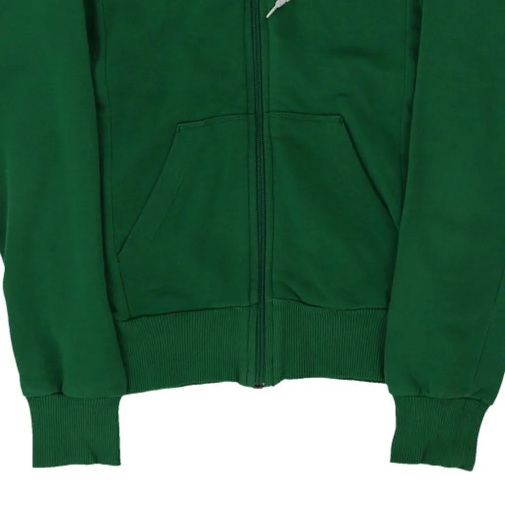 Nike Hoodie - Small Green Cotton Blend