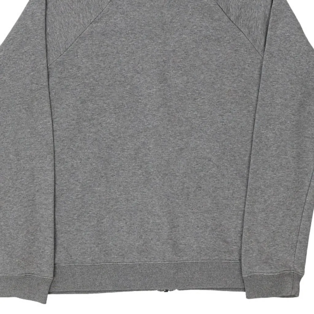 Nike Hoodie - Small Grey Cotton Blend