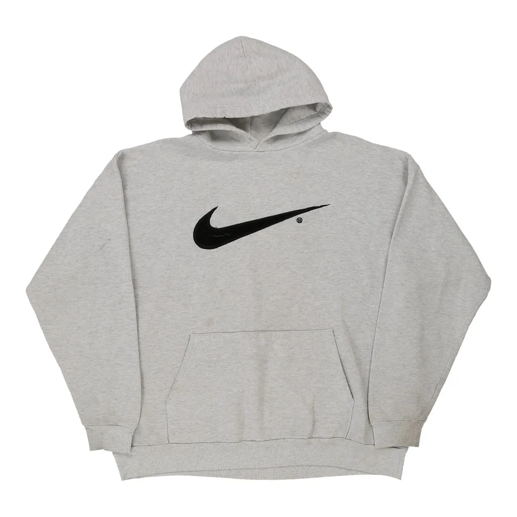 Nike Hoodie - XL Grey Cotton Blend