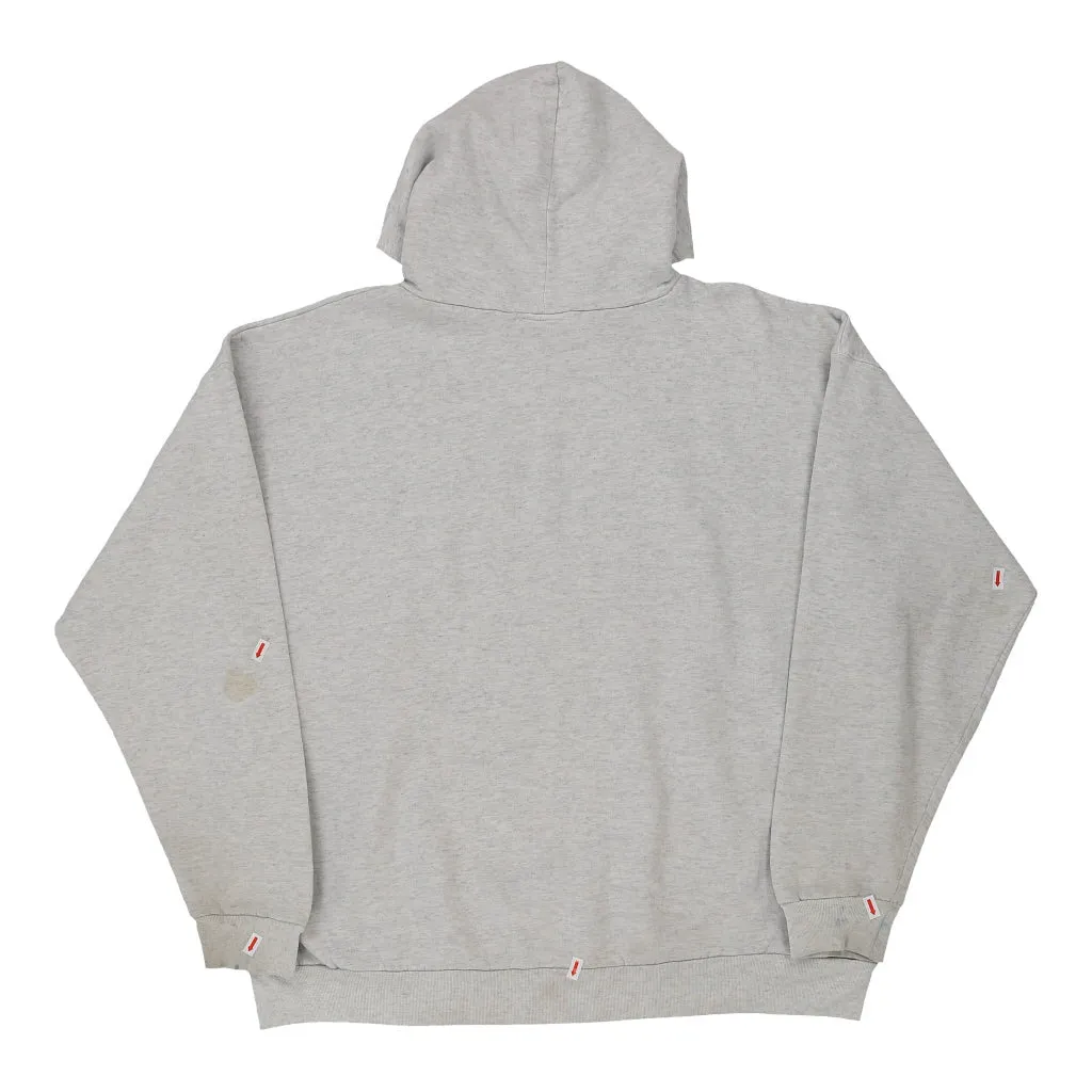 Nike Hoodie - XL Grey Cotton Blend