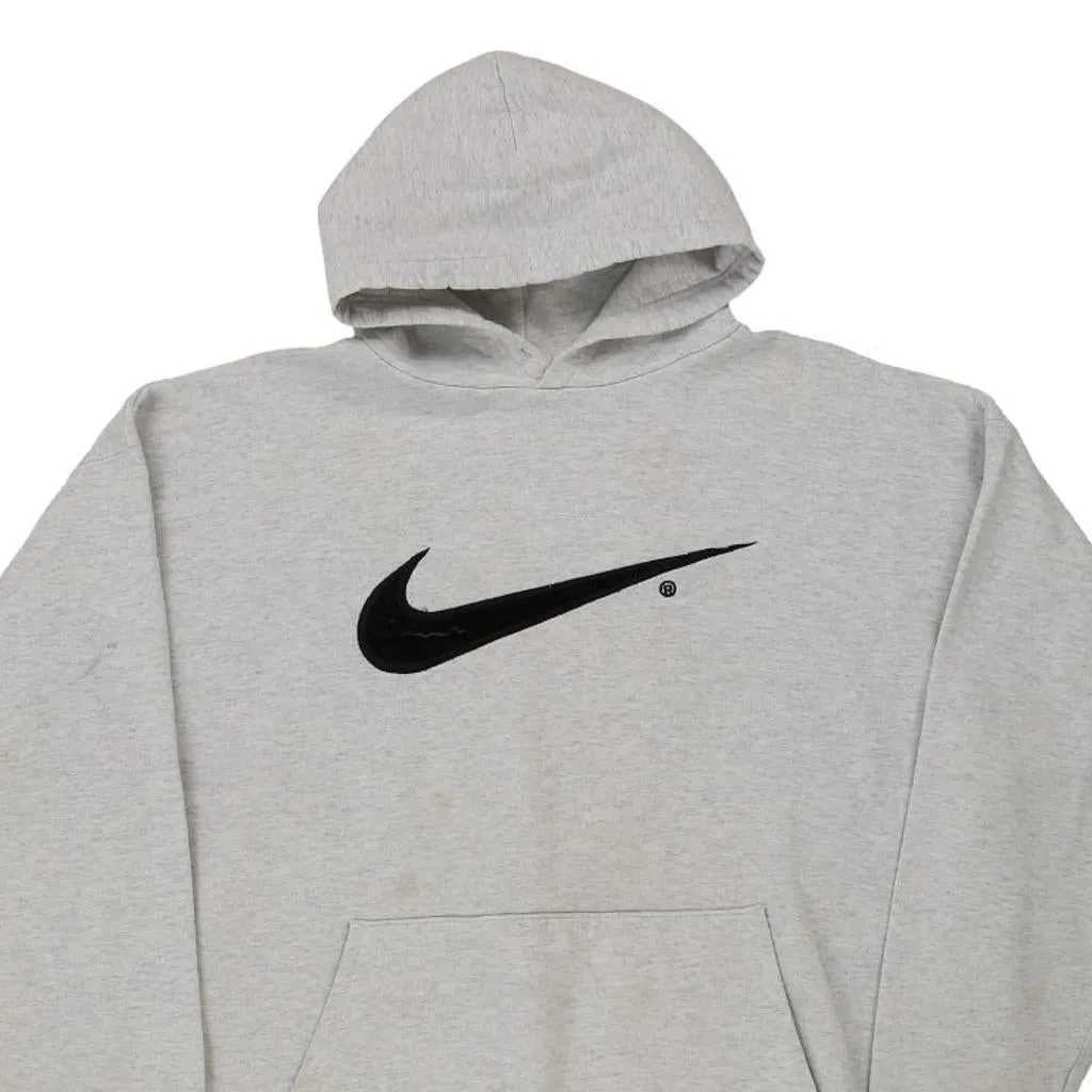 Nike Hoodie - XL Grey Cotton Blend