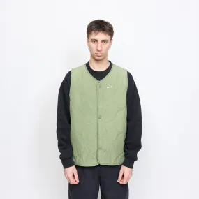 Nike Life - Nylon Women Insulated Military Vest (Oil Green/White)