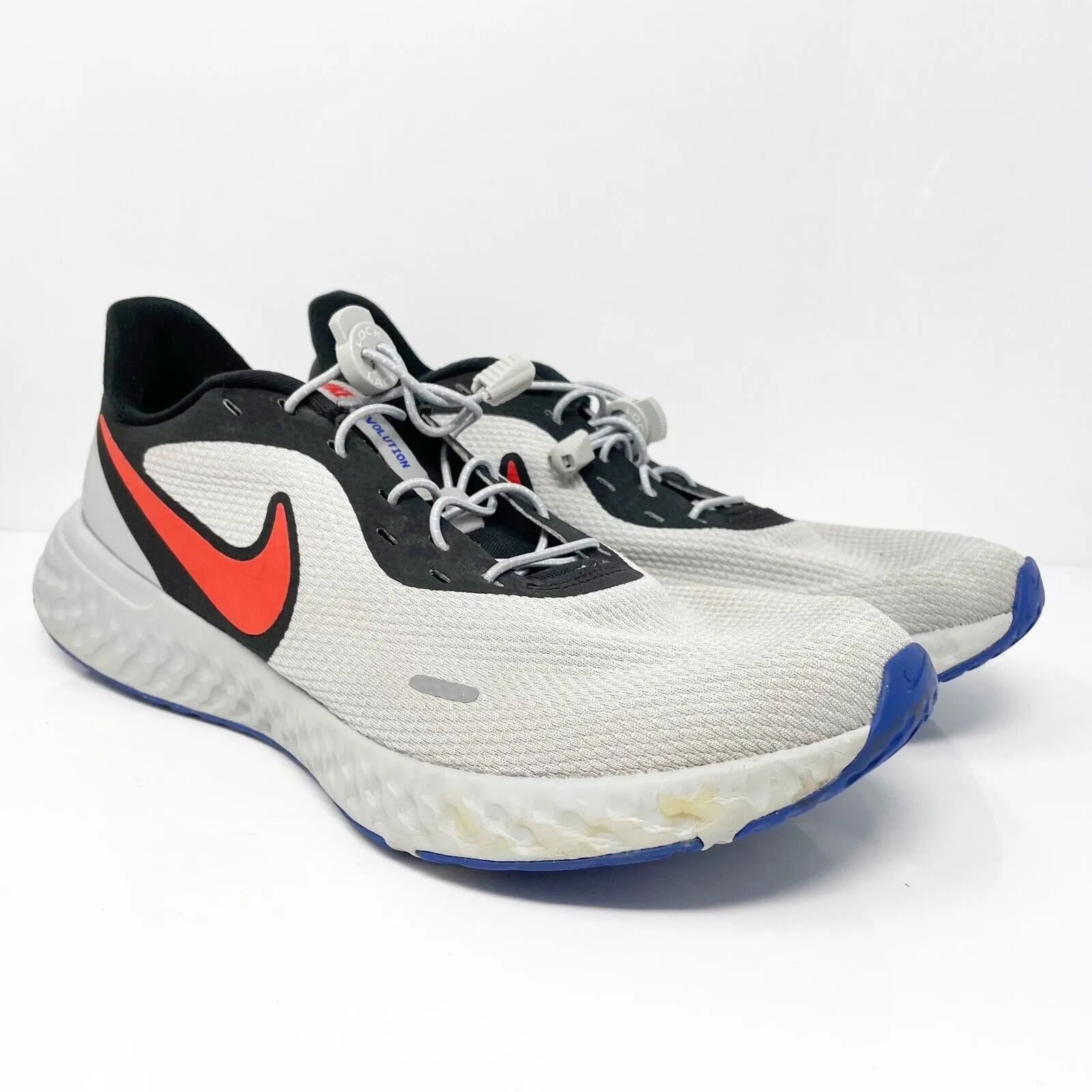 Nike Mens Revolution 5 BQ3204-011 Gray Running Shoes Sneakers Size 11.5