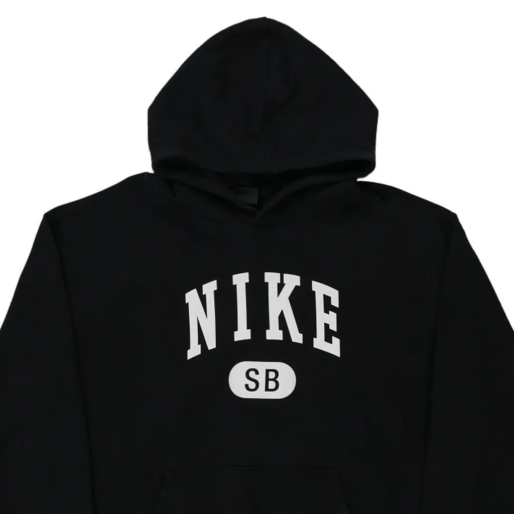 Nike Spellout Hoodie - 2XL Black Cotton Blend