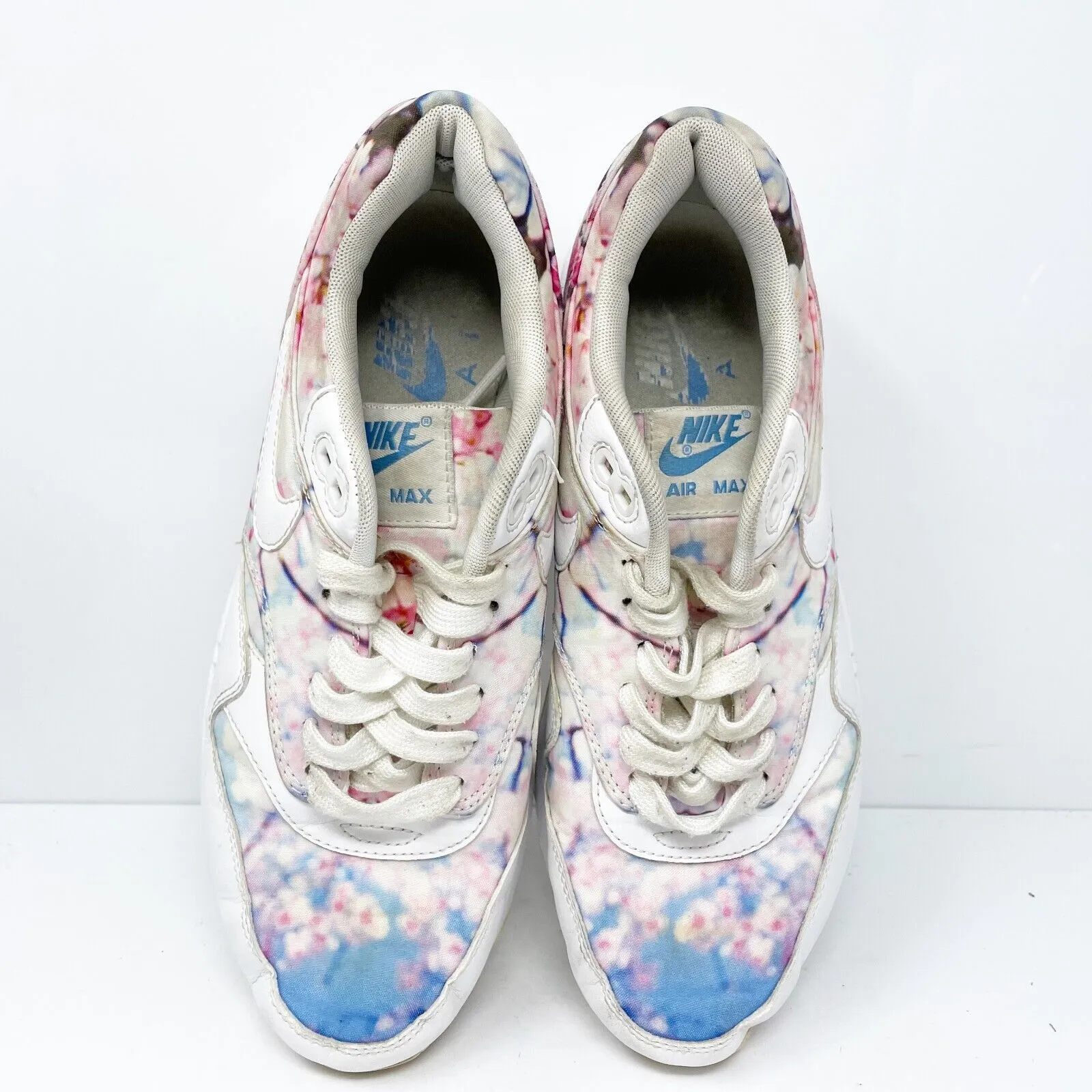 Nike Womens Air Max 1 528898-102 Multicolor Running Shoes Sneakers Size 8