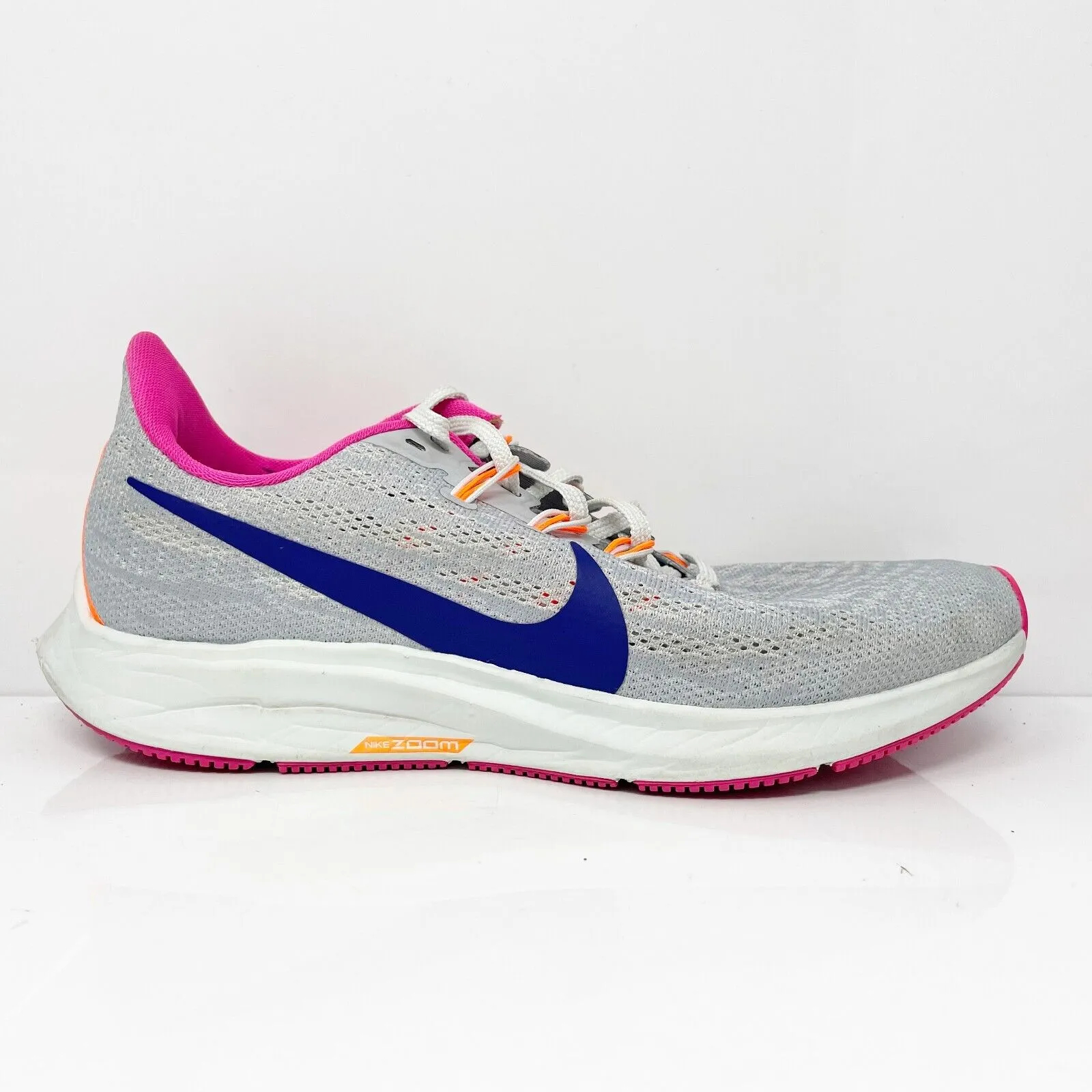 Nike Womens Air Zoom Pegasus 36 CK4473-001 Gray Running Shoes Sneakers Size 8.5